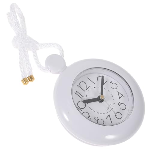 Cabilock Bathroom Wall Clock Battery-Powered Waterproof Clock Easy to Install Home Decor