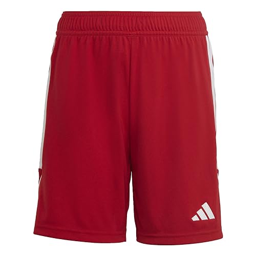 Short Adidas Tiro 23 junior rouge parfait pour les entraînements de foot du mercredi