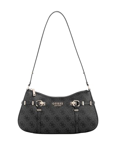 Sac GUESS Leona Logo Shoulder Bag élégant pour femme