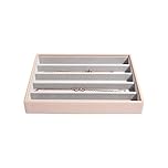 Stackers Blush Pink Classic Medium Jewellery Box Necklace Layer