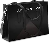 Alfheim Sacoche pour ordinateur portable pour femme 15,6-16 pouces Sac à bandoulière pour femme Grande mallette Office Shopping College Compatible avec MacBook Air/MacBook Pro 14 pouces A2442