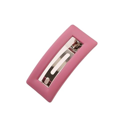 Matte Spring Hair Clip Claw Elegant Hairgrips Ponytail Holder Barrettes