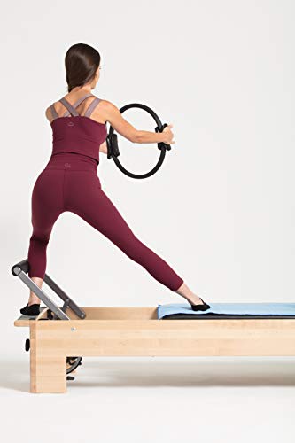Toalha de tapete antiderrapante antiderrapante para reformadores de pilates Salt & Honey, Azul