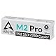 ARCTIC M2 Pro - Heatsink-Kühler für M.2 2280 SSD, mit ARCTIC TP-3 Wärmeleitpads, kompatibel mit PC & PS5, für doppelt und einseitig bestückte SSDs - Silber