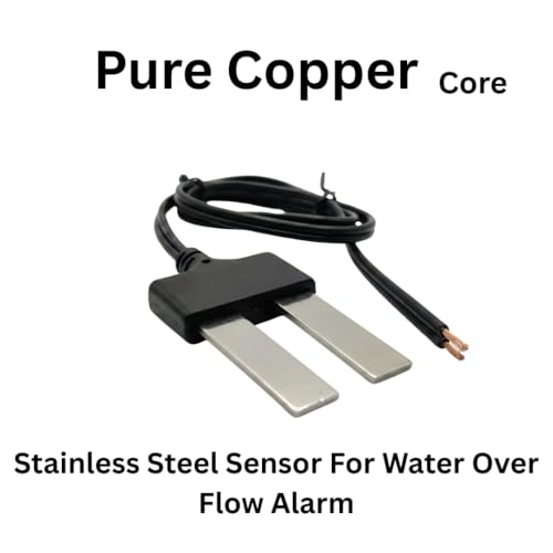Image of WIRESLAB Sensor for Water Overflow Alarm|Water Level Indicator|Black|Pack of 5