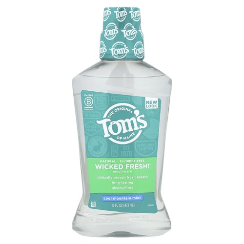Tom's of Maine Cool Mountain Mint Mouthwash 473ml (Mundspülungen)