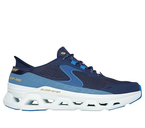 Skechers Skechers Men's Glide-Step Altus Hands Free Slip-in Sneaker,Navy/Blue,14