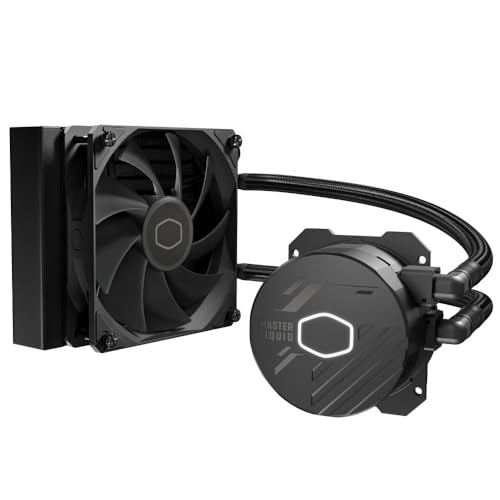 Cooler Master 120mm MasterLiquid 120L Core Intel/AMD CPU Liquid Cooler, Black