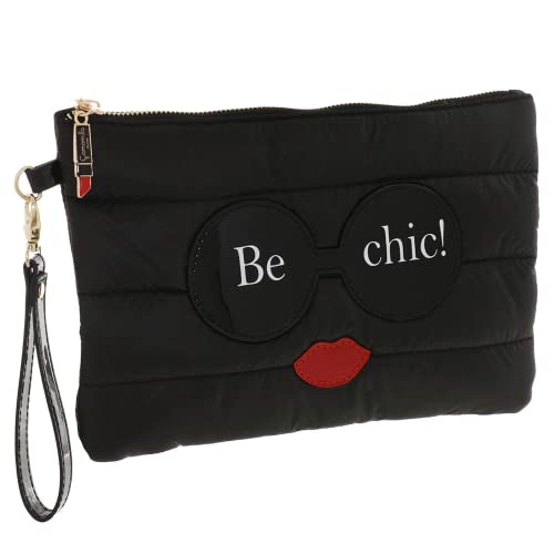 Camomilla Pochette Cosmétique, Collection Be Chic, Taille Large, Couleur Noir Cover