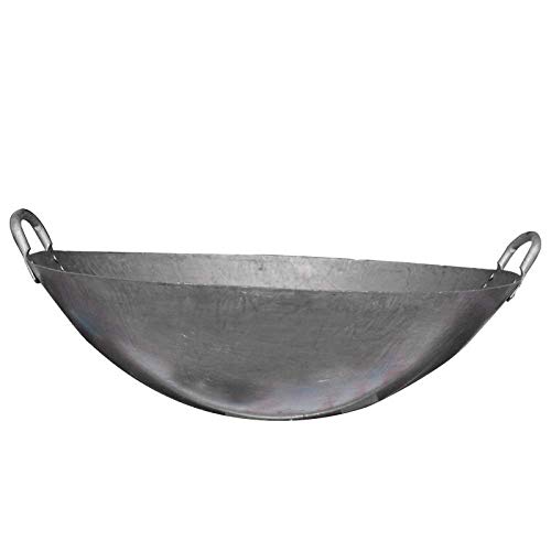 Wok de hierro fundido tradicional con recubrimiento antiadherente 43 cm miniatura 2