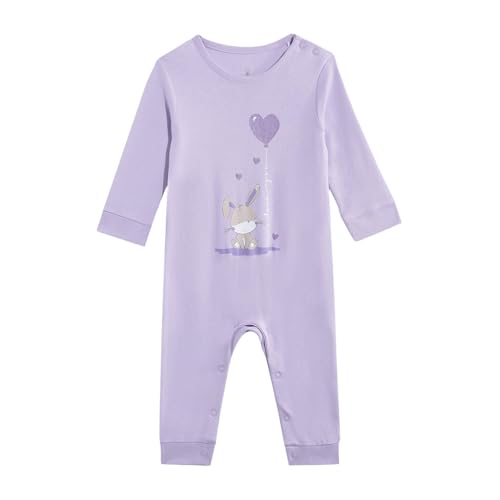 Image of Mothercare Baby Romper Sleepsuit Autumn Print Full Sleeve Pink