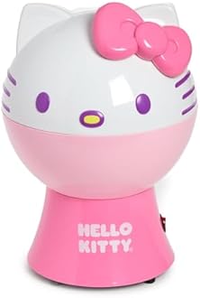 Hello Kitty Popcorn Maker (1 Set) – Cute Pastel Pink Hot-Air Popcorn Popper – Perfect for Movie Nights, Home Theaters & Parties