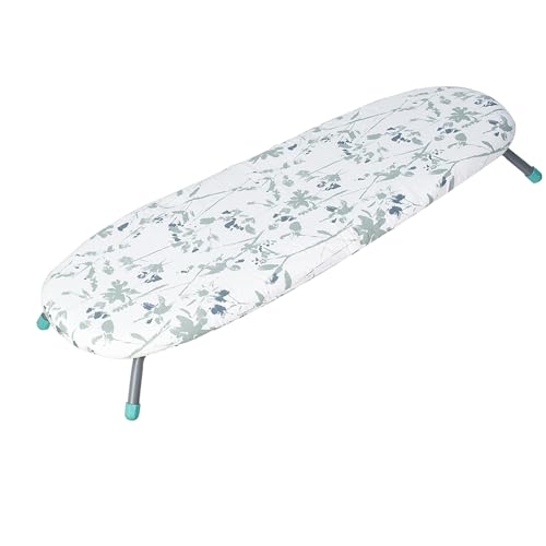 ISCBAFYX Table Top Ironing Board Wall Mount, Mini Ironing Board, D-Crease, Portable Space Saving, Mini Iron Board, Easy to Fold (Color : White)