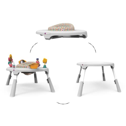 Oribel Portaplay Baby Activity Center: Development Focused Toys. Foldable, Portable, And Transforms To A Play Table, Unisex (Wonderland Adventure, Gray) #TOP1