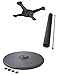 Johnson Rose 90185 Table Base (Kit), 18" Round, Bar Height, Black Cast Iron Base, Cast Iron 13" Spider to Attach The Table, 38" Tube, 40-1/8" Rod, Table Base Column