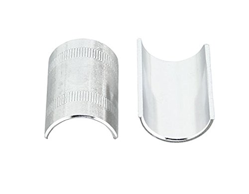 Alta Bicycle Handle Bar Shims, Multiple Sizes & Colors. (Silver, 22.2mm/25.4mm)