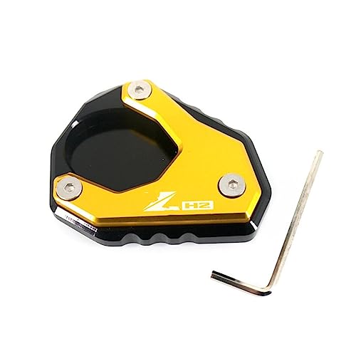Support de béquille CNC pour Kawasaki ZH2 élargisseur de pied de plaque haut de gamme