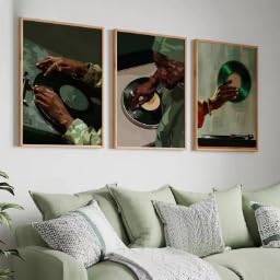 Tableau DJ vinyle moderne pour décoration de bar restaurant pub - 2