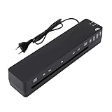 Laminiergerät A4 3 Zoll Mini-Thermolaminiergerät FNL001 AC 220-240 V für Dokumente, Menüs und Fotos, 320 mm pro Minute Geschwindigkeit mit ABS-Stau-Release-Funktion und 2