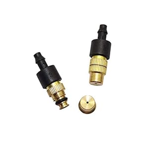Spray 10 verstoven koper mist cooling nozzle verstuivingsmondstuk 4 / 7mm tuinslang irrigatie landbouw…