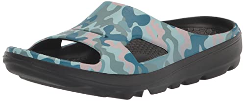 Sandales à enfiler pour femme rose camouflage 39 EU chaussure été légère ouverte