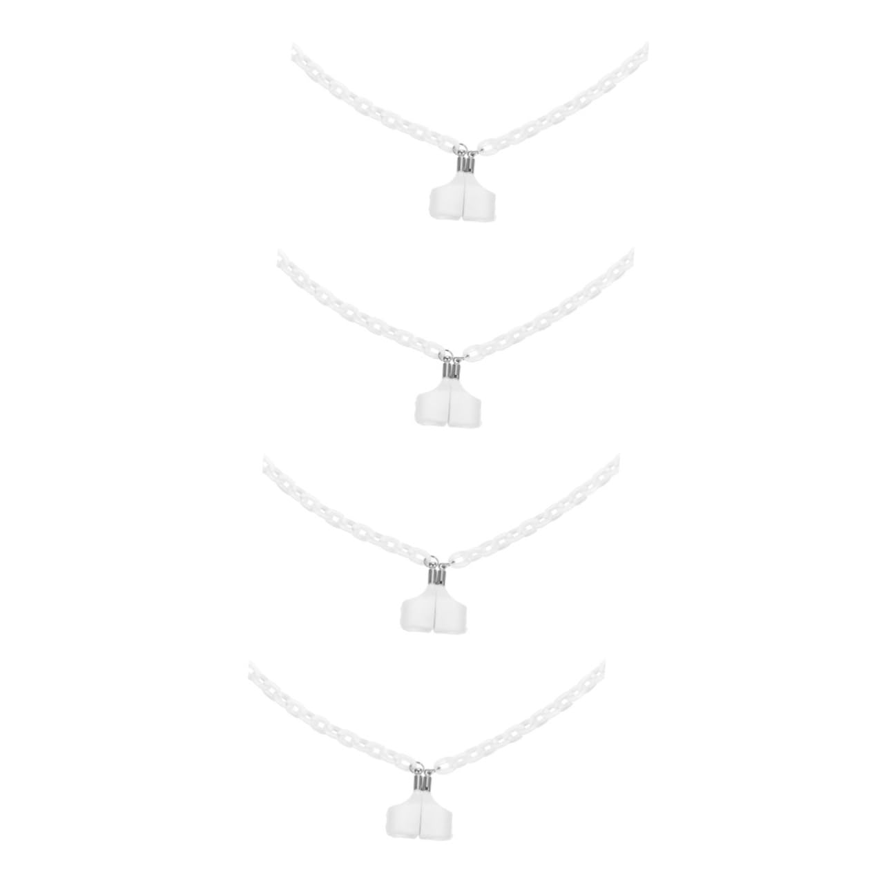UKCOCO 4 Piezas Cadena Anti-perdida De Auriculares Auricular Inalámbrico Auriculares Inalámbricos Cadena De Auriculares Magnéticos Anti-perdida Acrílico Grapa Deportes