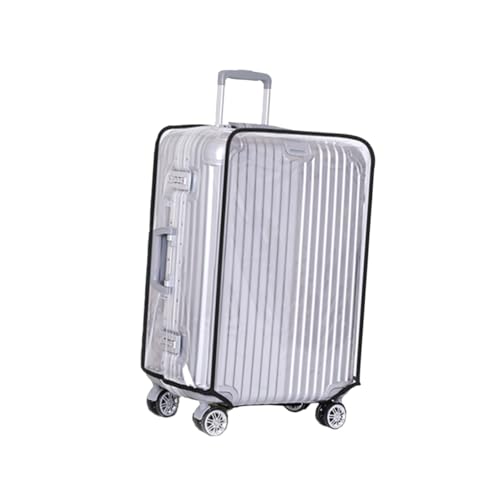 Gatuida Protector de Maleta Transparente para Equipaje de Cabina 20 Pulgadas Funda Antipolvo Fácil a Asas Antirrayas Cierre Adhesivo Seguro