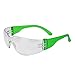 SAFE HANDLER Kids Protective Safety Glasses | Impact and Ballistic Resistant Lens, Clear Polycarbonate Lens Color Temple, Child Youth Size (Box of 36, 12 pairs Each of Red, Blue & Green)