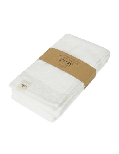 Image of Cloth for Cooking | Cotton Hand Towel for Drying Dishes | 17x28 cm Tea Towels | Highly Absorbent for Cleaning & Quick Drying of Plates| Kitchen Towel (Set of 2 Pieces), KTKT008