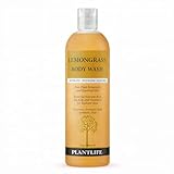 Plantlife Lemongrass Body Wash - GMO and Gluten Free Gentle and Moisturizing Body Wash That Contains Only Ingredients Straight from Nature - Manufactured in the USA 14 oz