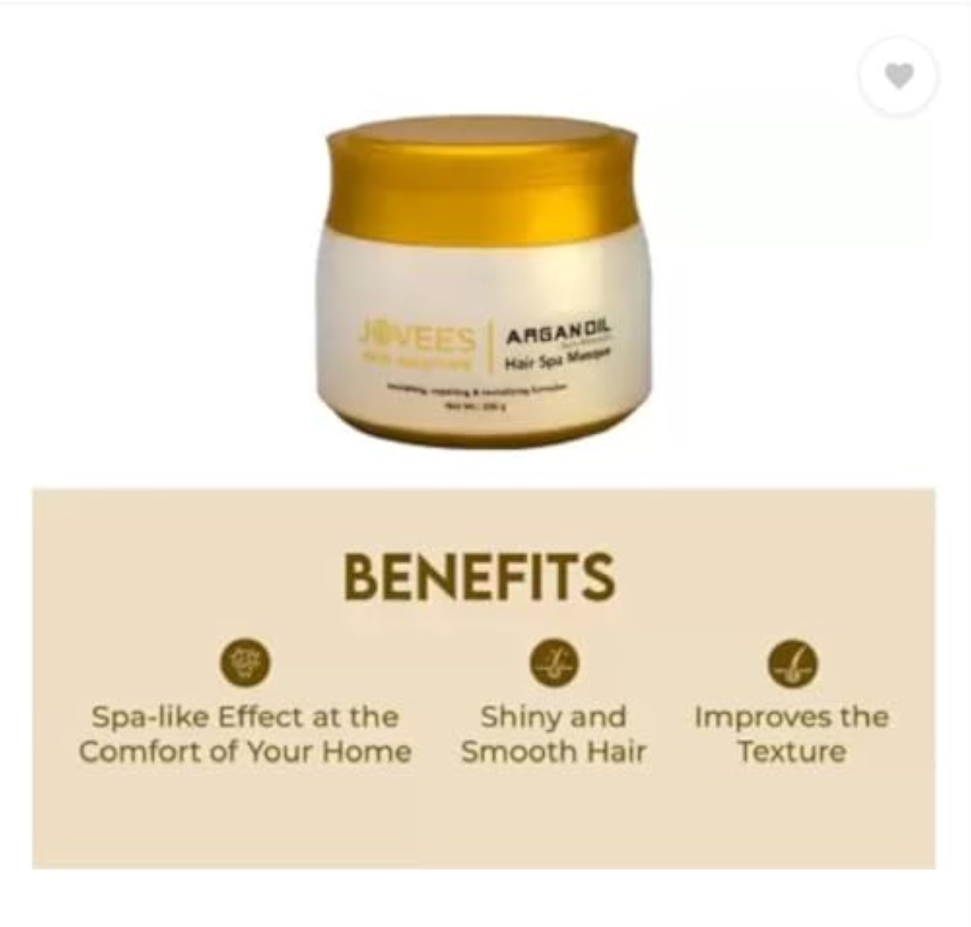 Herbal Argan Oil Hair Spa Masque, Intense Moisturizing