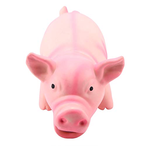 Juguete mordible para perros con sonido de cerdito rosa miniatura 5