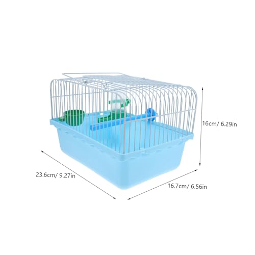 Nolitoy Portable Bird Cage for Small Birds with Perch Food Tray & Water Dispenser Ideal Travel Carrier for Parrots and Budgies - Image 2