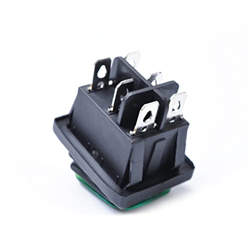 COSMEVIVI Boat Switch 6 -Off-on Waterproof 12v Dc Marine Battery Switch Led Latching
