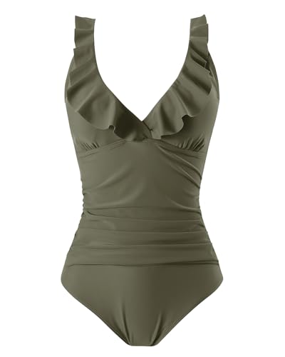 Traje de baño para mujer control de barriga y efecto push up estilizado 5