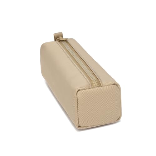 Image of Pencil Case Lightweight and Durable Ideal Pencil Pouch for School and Office Supplies (Khaki,Oxford)