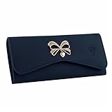 ALSU Women's Peacock Blue Hand Clutch Wallet Purse (gdu-015peablu)