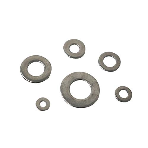 Rondelles simples M10 acier inoxydable 304 lot de 50 rondelles plates de quincaillerie et visserie