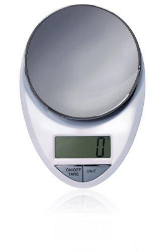 Eatsmart Precision Pro Digital Kitchen Scale, White Chrome #TOP2