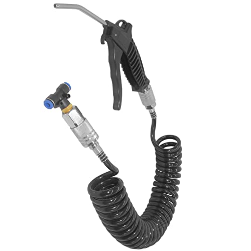 image for Beduan Air Blow Gun Kit with 16ft Long Pneumatic Pu Hose, Heavy Duty A