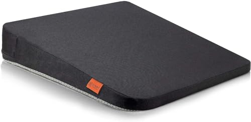 DYNMC you Keilkissen Stuhl - Test SEHR GUT - Sitzkissen Stuhl - Mit Physiotherapeuten Entwickelt - Ergonomisches Sitzkissen Bürostuhl - Sitzerhöhung Erwachsene Erhöht Sitzkomfort im Home Office