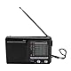 Tragbares Radio AM FM SW, Digitales Kurzwellenradio mit MP3-Player, Minis-Radio, Kurzwellenradio, Transistor, Batteriebetriebenes Vintage-Radio mit Einziehbarer Antenne für Eltern