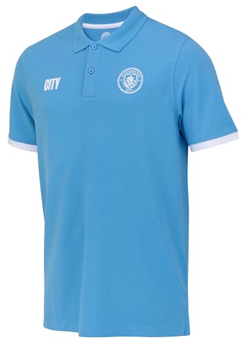 Manchester City FC Polo Manchester City - Collection Officielle - Taille Adulte Homme S