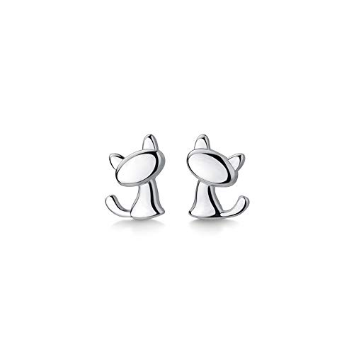 Graziosi orecchini a forma di animale domestico: 7 mm x 6 mm. Leggero e comodo da indossare.