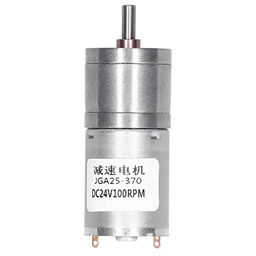 JGA25-370 DC Getriebemotor 24V 100RPM 25mm Außendurchmesser mit Zentralwelle für Industrieanwendungen
