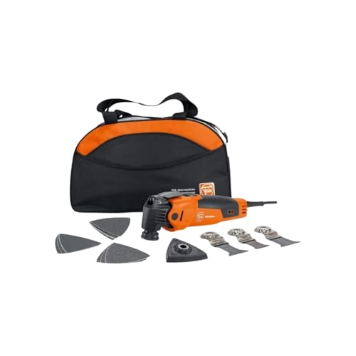 Fein MultiMaster MM 500 Start Oscillating Kit for Interior Construction and Renovation - 350W, Starlock Max Mount, QuickIn System, Lower Vibration, Constant Speed - 72295264090