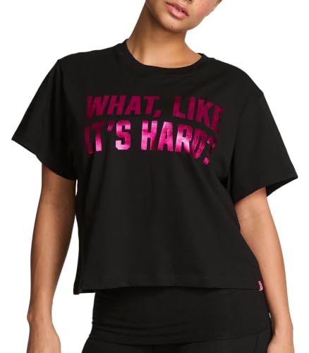 Victoria's Secret PINK | Elle Campus Cotton™ Cropped Tee, Pure Black, M