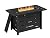 43" Propane Fire Pit, 50,000 BTU Steel Gas Fire Pit Table with Lid for Outside, Steel Lid & Lava Rock, 2 in 1 Fire Table, Adds Warmth to Gatherings & Parties on Patio, Deck, Garden & Backyard, Black
