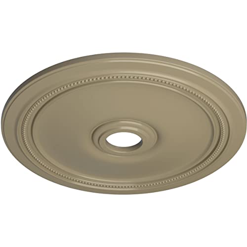 Image of Ekena Millwork CM24DIGDF Diane Ceiling Medallion, 24 inchOD x 3 5 /8 inchID x 1 1 /4 inchP (Fits Canopies up to 6 1 /4 inch), Hand-Painted Gobi Desert
