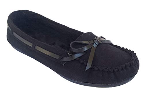 JJ Shoes Elegant Women's Casual Faux Suede Moccasin Loafers